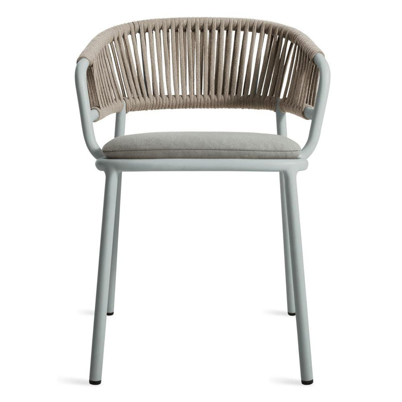 Mate Outdoor Dining Chair Outdoors BluDot Toohey Breezy Blue 