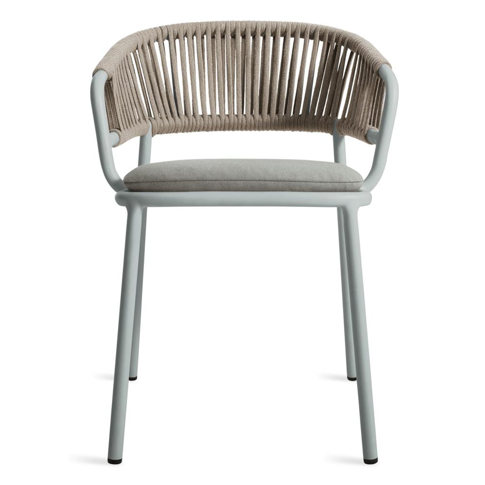 Mate Outdoor Dining Chair Outdoors BluDot Toohey Breezy Blue 