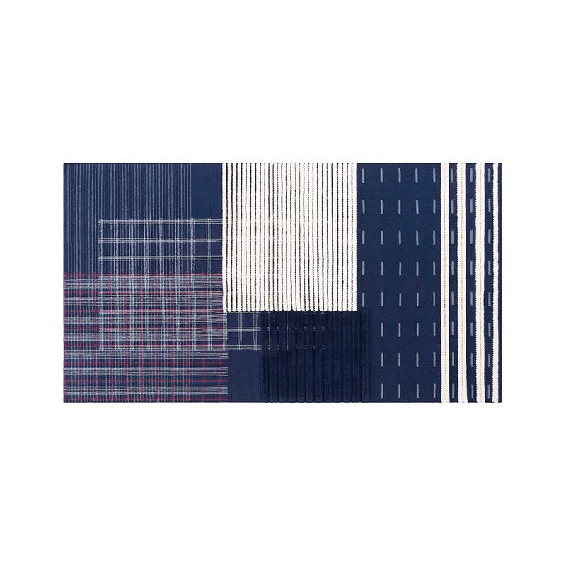 Lan Rug Rug Gan 4’11”x9’2” Indigo 