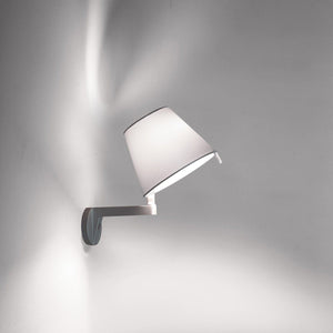 Melampo Mini Wall Lamp wall / ceiling lamps Artemide Grey body with pale grey shade 