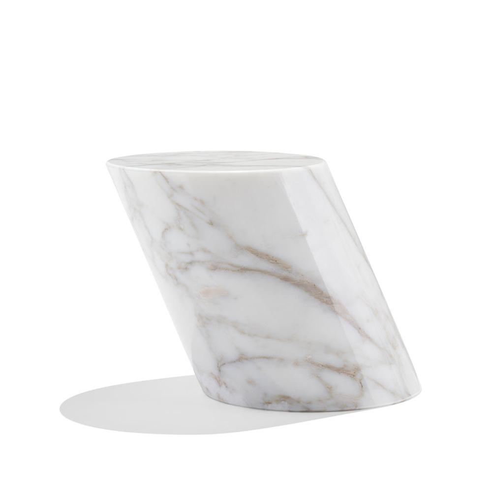 Mercer Marble Table side/end table Knoll Calacatta 