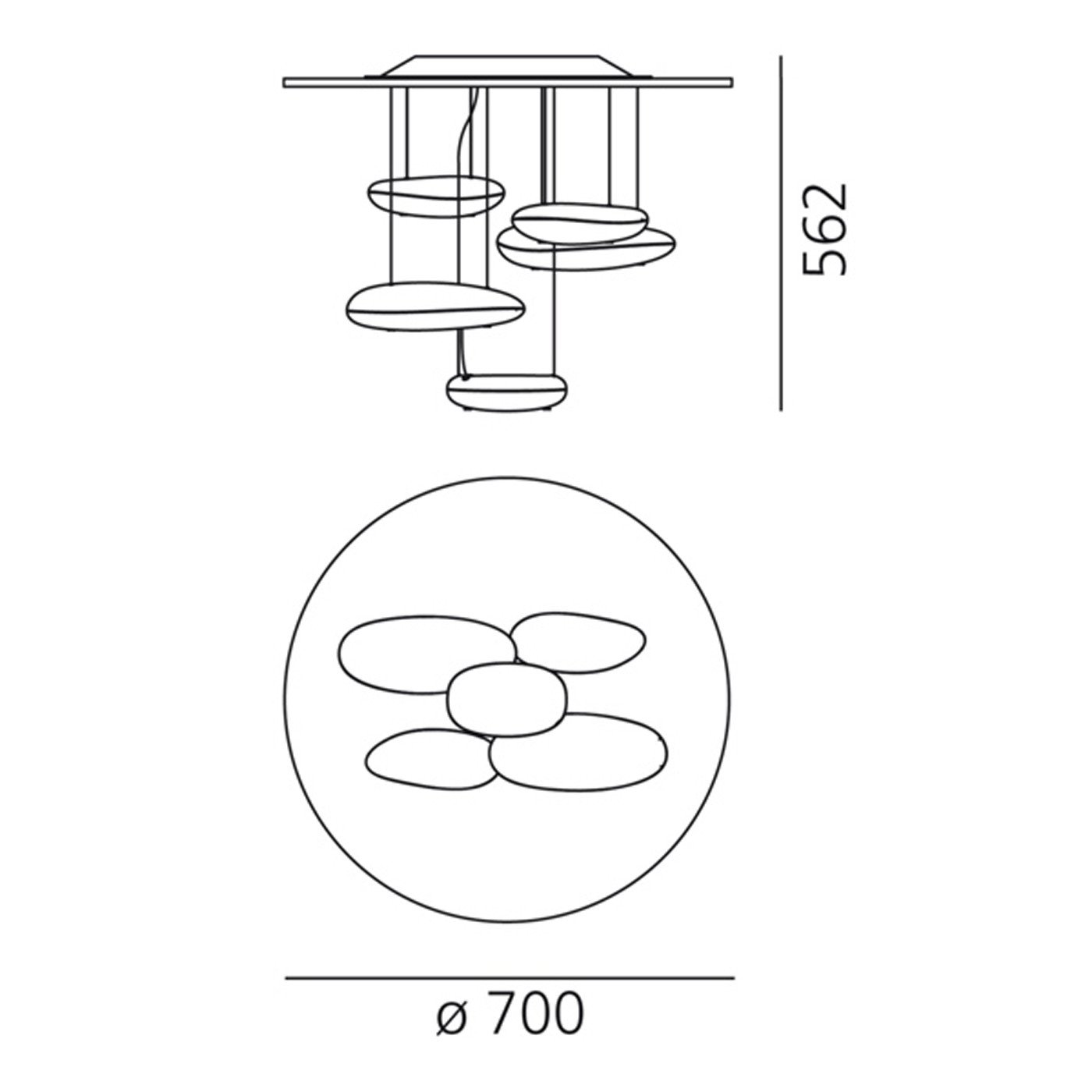 Mercury Mini Ceiling wall / ceiling lamps Artemide 