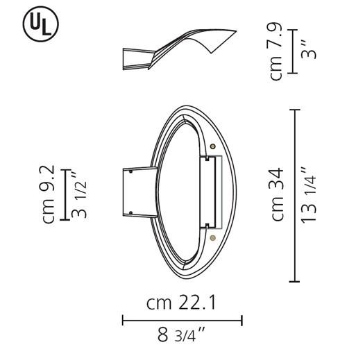 Mesmeri LED Wall Lights Wall Lights Artemide 