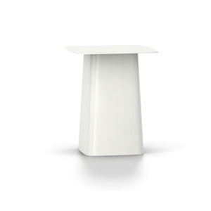 Metal Side Table side/end table Vitra Small White Top/White Base 