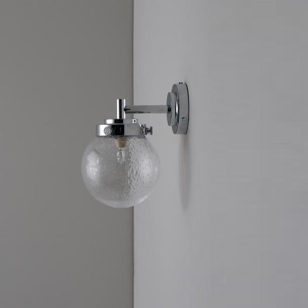 Mini Globe Wall Light Wall Lights Original BTC Seedy with Chrome 