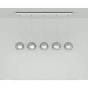 Mirror Ball LED 25cm Linear Pendant System hanging lamps Tom Dixon Silver 