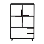Modu-Licious #6 storage BluDot Graphite on Oak White 