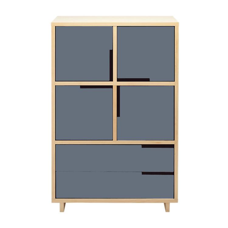 Modu-Licious #6 storage BluDot Maple Grey Blue 