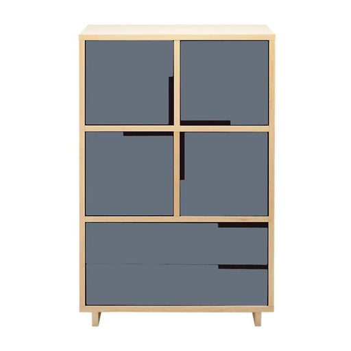 Modu-Licious #6 storage BluDot Maple Grey Blue 