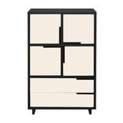 Modu-Licious #6 storage BluDot Graphite on Oak Ivory 