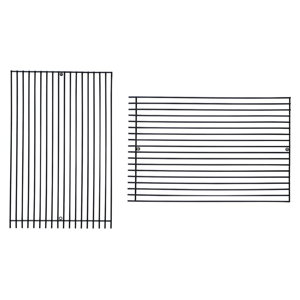 Modular Art Piece Accessories Bend Goods Black Straight - 2 Pcs 