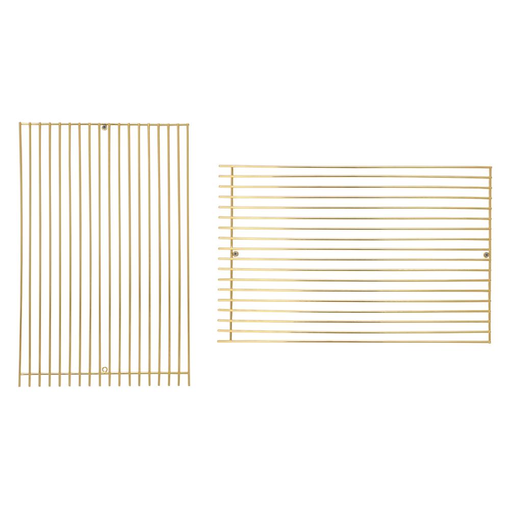 Modular Art Piece Accessories Bend Goods Gold Straight - 2 Pcs 