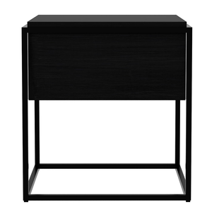 Monolit Side Table table Ethnicraft Black - 9" Black Brushed Oak 