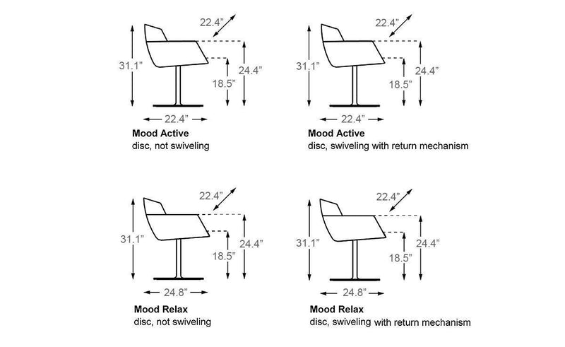 Mood Disc Base Chair Chairs Artifort 