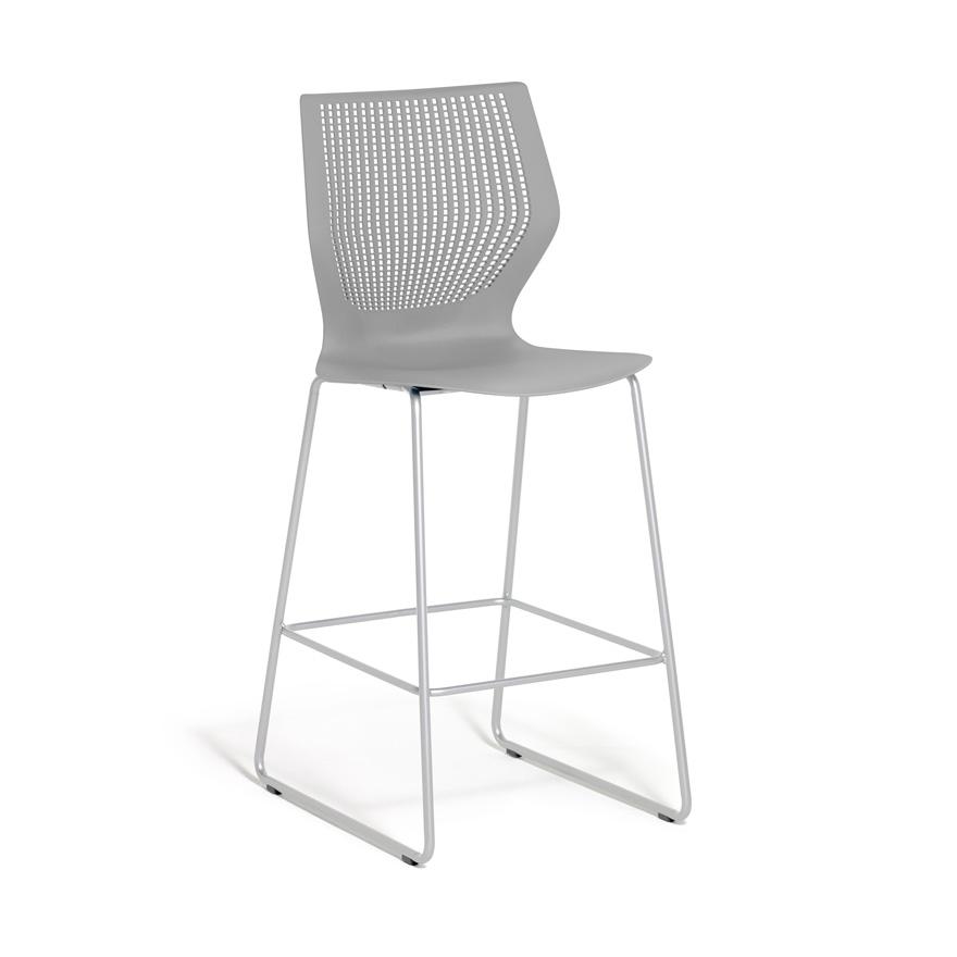 Multigeneration Stool Stools Knoll Bar Height Grey 