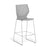 Multigeneration Stool Stools Knoll Bar Height Grey 