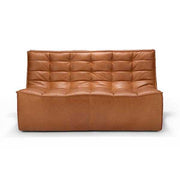 N701 Sofa Sofa Ethnicraft 2 Seater Old Saddle Leather 