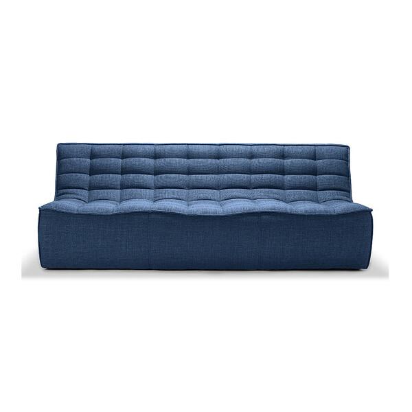 N701 Sofa Sofa Ethnicraft 3 Seater Blue 