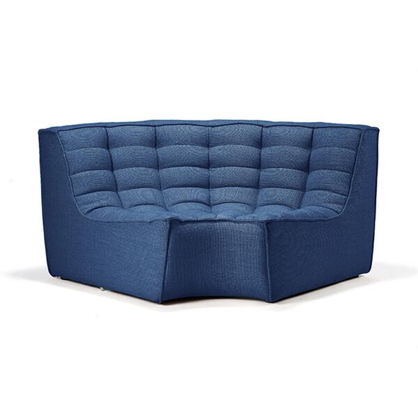 N701 Sofa - Round Corner Sofa Ethnicraft Blue 