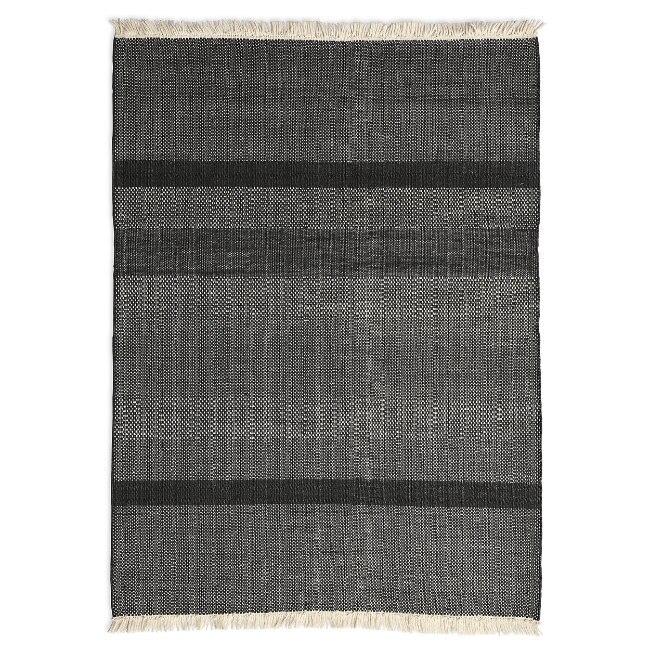 Tres Texture Rug Rugs NaniMarquina Black Large - 9’10&quot; x 13’1&quot; 