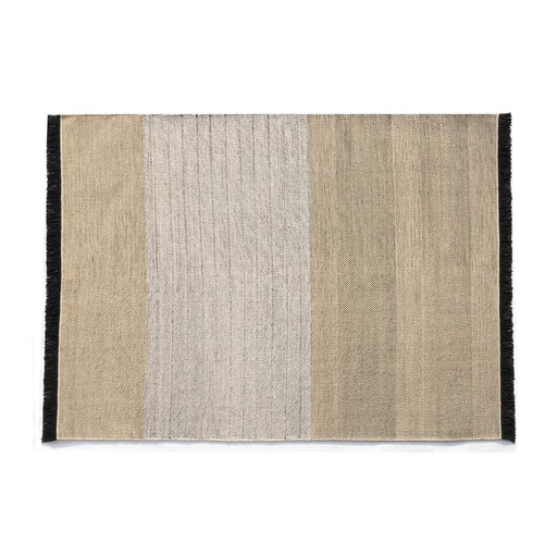 Tres Outdoor Rug Rug NaniMarquina Stripes Black outdoor Medium - 6’7" x 9’10" 