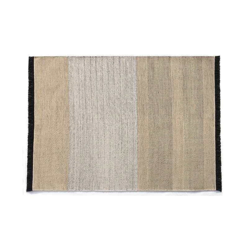 Tres Outdoor Rug Rug NaniMarquina Stripes Black outdoor Small - 5’7" x 7’10" 