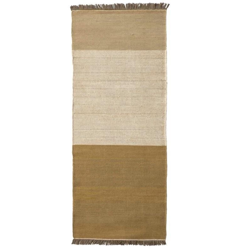Tres Stripes Rug Rug NaniMarquina Ochre Small - 2’8" x 7’10' 