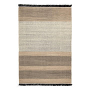 Tres Stripes Rug Rug NaniMarquina Black Large - 6’7" x 9’10" 