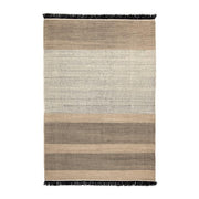 Tres Stripes Rug Rug NaniMarquina Black Medium - 5’7" x 7’10" 