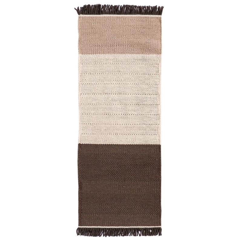 Tres Stripes Rug Rug NaniMarquina Chocolate Small - 2’8" x 7’10' 