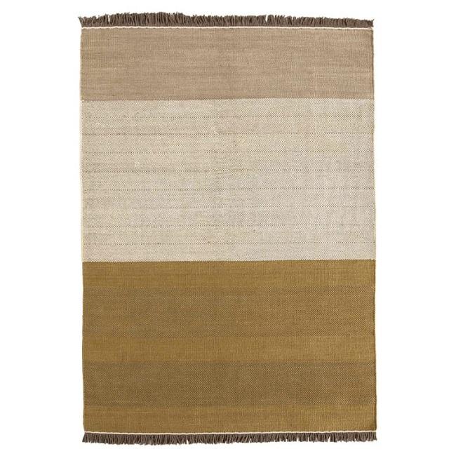 Tres Stripes Rug Rug NaniMarquina Ochre Extra Large - 9’10" x 13’1" 