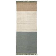Tres Stripes Rug Rug NaniMarquina Salvia Small - 2’8" x 7’10' 