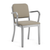 Emeco Navy Officer Armchair Armchair Emeco Hand-brushed Kvadrat Hallingdal 200 Standard Soft Plastic (TPU) Glides +$20