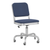 Emeco Navy Officer Swivel Chair Side/Dining Emeco Hand-brushed Kvadrat Reflect 694 