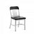 Navy Semi-Upholstered Chair Side/Dining Emeco Hand Polished 