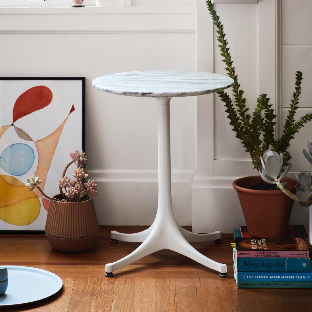 Nelson Pedestal Side Table side/end table herman miller 