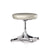 Nelson Pedestal Stool Stools herman miller Polished Aluminum Base Finish Stone MCL Leather - Add $319.00 