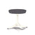 Nelson Pedestal Stool Stools herman miller White Base Finish Color #173 Divina Fabric - Add $179.00 