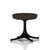 Nelson Pedestal Stool Stools herman miller Black Base Finish Color #191 Divina Fabric - Add $179.00 