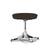 Nelson Pedestal Stool Stools herman miller Polished Aluminum Base Finish Color #191 Divina Fabric - Add $179.00 