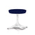 Nelson Pedestal Stool Stools herman miller Studio White Base Finish Color #791 Divina Fabric - Add $179.00 