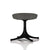 Nelson Pedestal Stool Stools herman miller Black Base Finish Color #170 Divina Melange Fabric - Add $179.00 