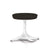 Nelson Pedestal Stool Stools herman miller Studio White Base Finish Color #180 Divina Melange Fabric - Add $179.00 