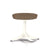 Nelson Pedestal Stool Stools herman miller White Base Finish Color #260 Divina Melange Fabric - Add $179.00 