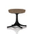 Nelson Pedestal Stool Stools herman miller Black Base Finish Color #260 Divina Melange Fabric - Add $179.00 