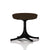 Nelson Pedestal Stool Stools herman miller Black Base Finish Color #280 Divina Melange Fabric - Add $179.00 