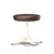 Nelson Pedestal Stool Stools herman miller White Base Finish Brown MCL Leather - Add $319.00 