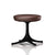 Nelson Pedestal Stool Stools herman miller Black Base Finish Brown MCL Leather - Add $319.00 