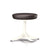 Nelson Pedestal Stool Stools herman miller White Base Finish Espresso MCL Leather - Add $319.00 