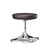 Nelson Pedestal Stool Stools herman miller Polished Aluminum Base Finish Espresso MCL Leather - Add $319.00 